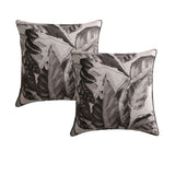 Logan & Mason Pair of Elio Black European Pillowcases 65 x 65cm V442-LED-PILLOWC-ELIO-BLACK-EU