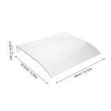 Clear Plastic Window Awning Cover for Outdoor Door and Patio Spaces V1366-AZ2-W-21880