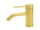 WELS Brushed Gold Kitchen Laundry Round Basin Mixer Vanity Sink Faucet Tapware V1233-KRD103G