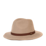 Goorin Bros Desert Rider Wool Fedora Hat Western Cowboy Style - Tan V563-100-0255-TAN-S