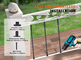 Staircase Metals, 44'' x 1/2" Galvanized Steel Decorative Banister Spindles, 10 Pack Deck V952-ZXKLGZ10G44YH4VC6V0