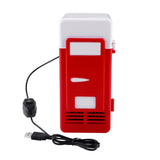 LED Mini USB Refrigerator USB Refrigerator Drinks Beverage Cans Refrigerator and Heater Red V1294-YM0722-JY05497-01