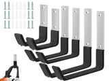 6Pcs Garage Utility Hook Wall Mount Bicycle Hook Stand 50lbs Support Capacity Anti-Slip Coating V1308-DSZKI-962