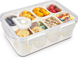 Snackle Box with Lid 8 Compartments for Snacks and Fruit V1237-ZY-818-107