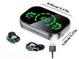 New wireless headphones mini earbuds TWS stereo headphones, compatible with both Apple and Android V1105-YAWXER-01
