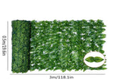 Artificial Leafing Roll UV Fade Protected Hedging Wall Landscaping Garden Fence Balcony V1294-YM0717-10135669
