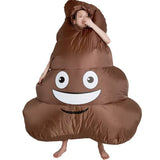 Poop Cartoon Costumes Air Model Inflatable Costume Funny Dress Up Props Halloween Party Clothes V1263-JX-7952