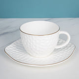 Ceramic Coffee Mugs with Texture Patterns for Man,Woman,Dad,Mom, Modern Coffee Mugs Set of 2 for V1370-AZ4-06307