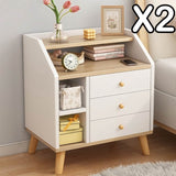 2x bedside table set wood grain drawers curved design bedroom furniture V360-ZC-FNBT0049-WTBG-3D-50X2