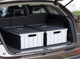 Plastic Collapsible Storage Bins with Lids, 65L 2 Packs, Stackable Folding Storage Crates with V952-KZDSLCWXHHS6YVX56001V0