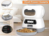 Smart Pet Automatic Feeder with 3.5L Capacity, Timed Portion Control, WiFi Remote Control, Voice V1341-ZY-XU2XU64T-B