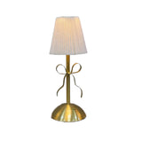 Hometravel USB Bow Table Lamp, Rechargeable Decorative Ambient Light, Metal Base Desk Lamp for V1189-WXFWAL-20260326-02664