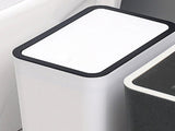 Household Garbage Cans Sealed Large Capacity Odorless With Press Top Plastic Trash Bin For Home V1294-YM0706-3117230229311
