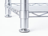 Levede Shelving Unit Adjustable Rack 6 Tier 161cm Carbon Steel Laundry Silver EA0313-SL-AU