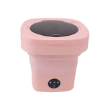 6.5L Washing Machine Folding Portable Automatic Deep Cleaning Wash and Spin Dry Washer with Water V1294-YM0703-3113230146819