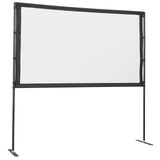 Projector Screen with Stand, 80 Inch 160&deg Wide Angle Indoor Outdoor Projection Screen, 169 4K HD V952-ZJSTYPMEKPJZC0SR9001V0