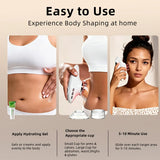 3-in-1 Electric Cupping Massager Suction Heat Therapy EMS USB Powered Dual Cups Body Sculpting V1385-AMY-SHY-ZM-001