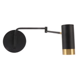 Swing Arm Wall Lamp Wall Mounted Bedside Lamps with Adjustable Swing Arms for Bedroom Living Room V1294-YM0703-3119230049711