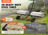 Tow Behind Dethatcher, 1015mm Tow Dethatcher with 20 Spring Steel Tines, Lawn Dethatcher Rake for V952-QXSCJDHC40QYY2E4BV0