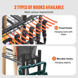 VEVOR Garden Tool Organizer, 16 Slots with Hooks, Yard Tool Tower Rack with Wheels for Garage V952-CKGJSNJJSCRSKI5SAV0