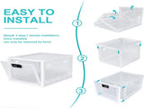 1 Pack Medicine Lock, Lockable Medication Storage Container for Refrigerator, Food Safe Locking V1237-ZY00B0BC8PCXN1