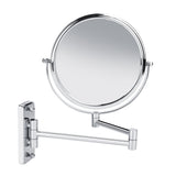 8" Wall Mount Makeup Mirror Double Sided Swivel Mirror 3X Magnifying V1294-YM0727-JY15183