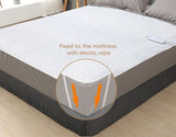 Heated Blanket Electric Throw,4 Heat Settings & 8H Auto Shut-Off Double Helix Fast Heating Electric V1107-742-24111-WHT2