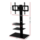 Artiss TV Stand Mount Bracket for 32"-70" LED LCD 3 Tiers Storage Floor Shelf TV-MOUN-003-BK