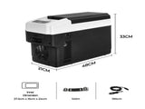 Spector Portable Car Fridge 12V Mini Refrigerator Freezer Camping Travel Cooler FRDG1002-13L