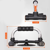 Push Up Bar with Strong Cup, Black, Upper Body Workout Equipment for Home and Gym Fitness Training V1370-AZ4-11908