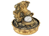 Resin Dragon Statue LED Desktop Water Fountain Home Office Desktop Decor Crafts GiftsEU Plug 220V V1294-YM0901-3115210073012