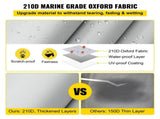 Pontoon Boat Cover, Fit for 17'-20' Boat, Heavy Duty 600D Marine Grade Oxford Fabric, UV Resistant V952-FQCZYCYCB21245KUNV0