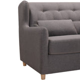 MARQUIS 2 Seater Sofa bed with Separate Foam Mattress-Dark grey V606-FURNI-SOF-T369-MARQ-DG