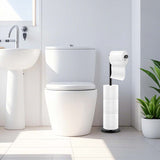 Floor Standing Toilet Paper Holder-Black V1161-860052