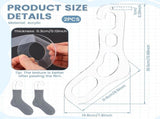 2-Pack Transparent Sock Blockers Smooth, Polished Surface, 0.12-Inch Thick, Ideal for Knitting & V1366-AZ2-W-15013