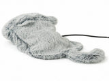 Cozy Heated Two-in-One Plush Cat Cave Bed with USB-Powered Warming, Multi-Level Temperature Control, V1341-ZY-RER9DMXK-GREY