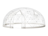 Garden Dome Tent, 3.6 x 2.2 m Outdoor Clear Bubble Tent for 4-7 Person, Weatherproof Geodesic Dome V952-TMXKZP12YCPV91GAO001V0