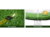 Prime Turf Artificial Grass 1mx10m 17mm Synthetic Fake Lawn Turf Plant Plastic Olive AR-GRASS-15-110M-OL