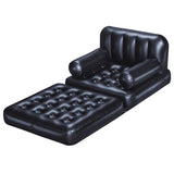 Bestway Inflatable Air Chair Seat Lounge Couch Lazy Sofa Blow Up Ottoman BW-CHAIR-75114-BK