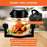 Pronti 17L Digital Family Turbo Convection Oven Broiler Cooker - Black OVN-CKN-17D-BK