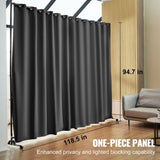 VEVOR Room, 8 ft x 10 ft Portable Panel Room with Wheels Curtain V952-BLP196120INCHM4BSV0