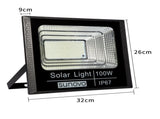 Samland 297 Led Solar Flood Light Outdoor with Remote Control 100W Cold White V1060-SFL100W