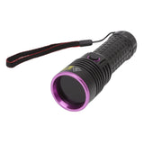 Y48 365nm Ultraviolet Flashlight Rechargeable Black Light Flashlight for Resin Curing Currency V1294-YM0626-3119220183011
