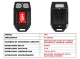 X-BULL 12V Winch Remote Control Twin Handset Easy to Install Upgrade Remotes V211-AUEB-XBWP004S