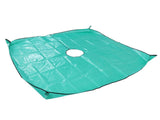 Landscape Tarp for Trimming Water Proof Pruning Tarp with 11.8 Inch Hole 4 Corner Buckles for Easy V1294-YM0901-3111250192011