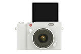 4K Digital Camera 64MP Vlogging Camera with 180-degree Flip Screen 16X Digital Zoom -White V1263-JX-7681
