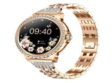 Elegant Women's Smartwatch,HD Touchscreen, Bluetooth Calls, Health Monitoring V888-ELOSUNG25996