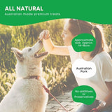 25x Dog Treat Large Pig Ears Whole - Dehydrated Australian Healthy Puppy Chew V238-SUPDZ-40299540578384