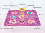 Dance Mat,Toys for 3 4 5 6 7 Year Old Girls,Dance Mat for Kids,Electronic Music Dance Pad Toy with V1192-AZ-W-31122
