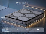 Levitex Queen Mattress 34 cm 5-Zone Pocket Spring with Latex & Memory Foam or Extra Lumbar & MATTRESS-LV-VELA-34-Q